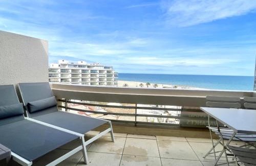 La Cote Radieuse Apartamento | Appartement rénové avec piscine commune, 4 couchages, climatisé, wifi, terrasse vue mer - FR-1-748-3