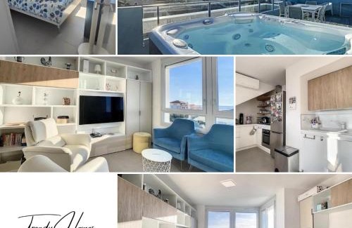 Carnon-Plage Apartamento | Appartement Rooftop 360 - JACUZZI - Parking - Clim - wifi