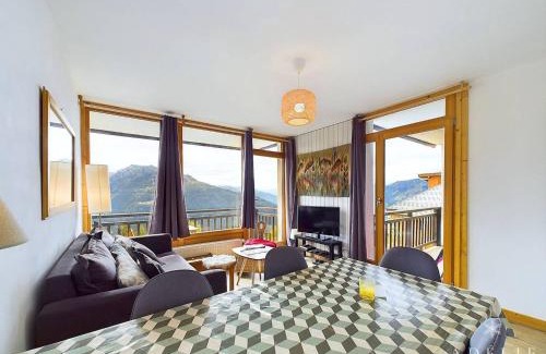 La Rosiere Apartamento | Appartement Scandinave, 3 pièces, 50m², proche pistes et commerces, avec balcons et parking - FR-1-398-609