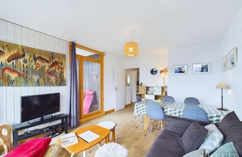 La Rosiere Apartamento | Appartement Scandinave, 3 pièces, 50m², proche pistes et commerces, avec balcons et parking - FR-1-398-609