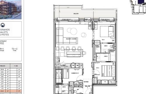 Meribel Apartamento | Appartement skis aux pieds avec accès SPA, conciergerie 5*, balcon orienté Ouest - FR-1-613-54