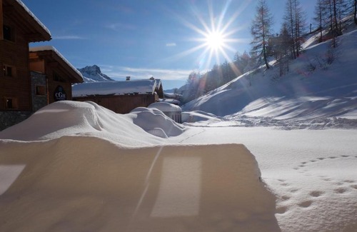 Les Boisses Apartamento | Appartement Soleil Blanc Résidence Lodge des neiges