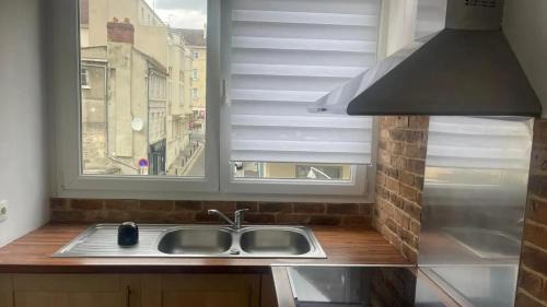 Vaugueux Apartamento | Appartement spacieux à Caen 65 m² avec balcon vue sur la ville