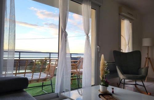 Publier Apartamento | Appartement spacieux avec piscine, balcon, parking et wifi à Publier - FR-1-498-99