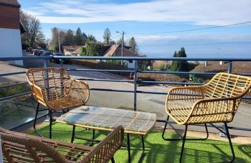 Publier Apartamento | Appartement spacieux avec piscine, balcon, parking et wifi à Publier - FR-1-498-99