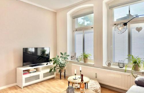 Bautzen Apartamento | Appartement "STADTGEFLÜSTER" im Zentrum, inkl Stellplatz, 2 Betten, Babybett, Balkon, gratis Kaffee und Tee, WLAN