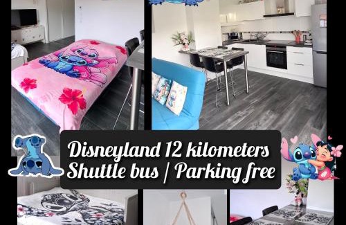 Crecy-en-Brie Apartamento | Appartement studio O fil de l'O à 12 kilomètres de Disneyland Paris
