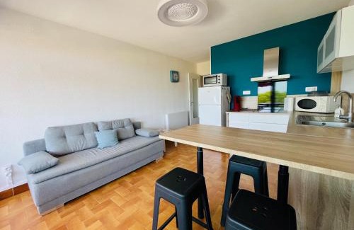Saint-Cyprien Plage Apartamento | Appartement T2 avec Terrasse et Parking - 200m Plage - FR-1-309-478