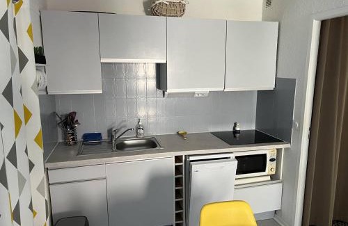 Port Leucate Apartamento | Appartement T2 climatisé, rénové, proche plage, avec terrasse et parking - Port Leucate - FR-1-81-586
