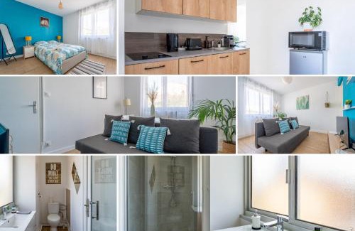Bourg-en-Bresse Apartamento | Appartement T2 GDX Privilège - Bourg en Bresse - Centre Ville & Gare