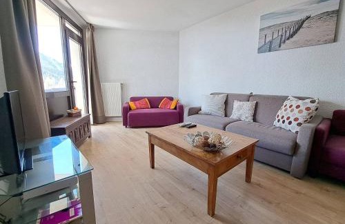Pra Loup Apartamento | Appartement T3 cosy pour 8 pers. à Pra-Loup, à 50m des pistes avec balcon et parking privé - FR-1-165A-78