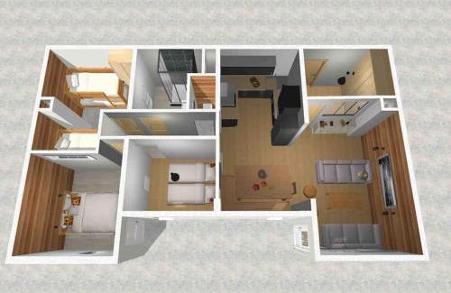 Genos Apartamento | Appartement T4 8 couchages spacieux et cosy au pied des pistes