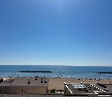 Valras-Plage Apartamento | Appartement T4 avec vue mer pour 7 personnes
