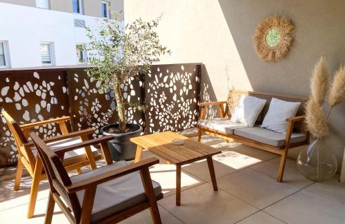 La Pompignane Apartamento | Appartement terrasse proche Centre