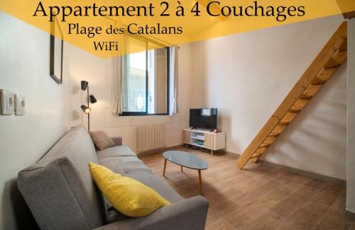 Saint-Lambert Apartamento | Appartement tout equipé 4 couchages à 600m de la Plage des Catalans