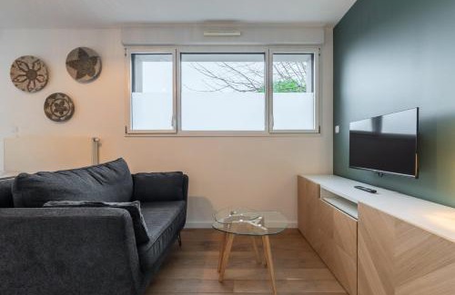 Marcq-en-Baroeul Apartamento | Appartement une chambre avec parking et terrasse