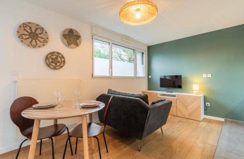 Marcq-en-Baroeul Apartamento | Appartement une chambre avec parking et terrasse