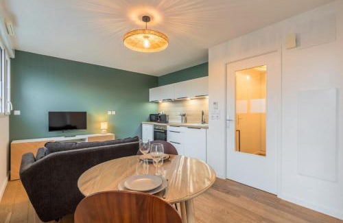 Marcq-en-Baroeul Apartamento | Appartement une chambre avec parking et terrasse