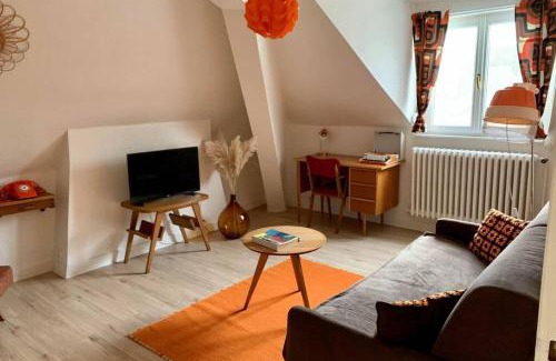 Pierrefonds Apartamento | Appartement Vintage avec vue sur le château