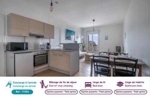 Le Cormier Apartamento | Appartement Vue mer pour 4 à 50m Plage
