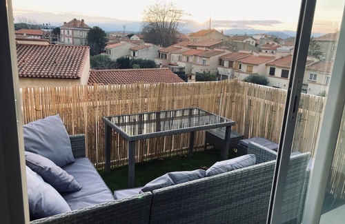 Rivesaltes Apartamento | Appartement vue sur Canigou et Place de Parking
