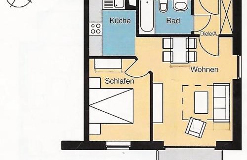 Kuhlungsborn Ost Apartamento | Appartementhaus Cubanzestraße 43 Fewo 23