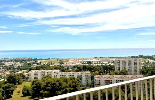 Cros-de-Cagnes Apartamento | Appt 2 bd-4 pers-Pool wifi Tennis Park-Sea view