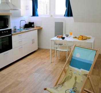 Calais City Center Apartamento | Appt du Phare, 1 ch, proche port et plage de Calais