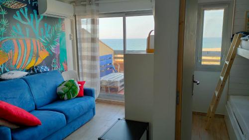 Port Leucate Apartamento | Appt T1 bis, terrasse face mer, rénové, climatisé