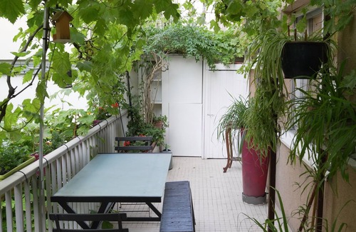 Batignolles Apartamento | Appt + Terrasse sur Jardin 4 Personnes Face Métro et Parc Luther King