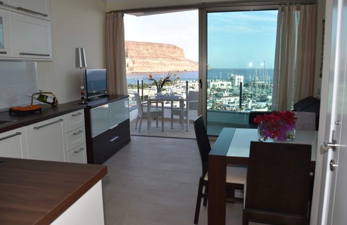 Puerto de Mogan Apartamento | Apto. 1ºB "Espectaculares vistas al mar y a la marina del Puerto de Mogán"