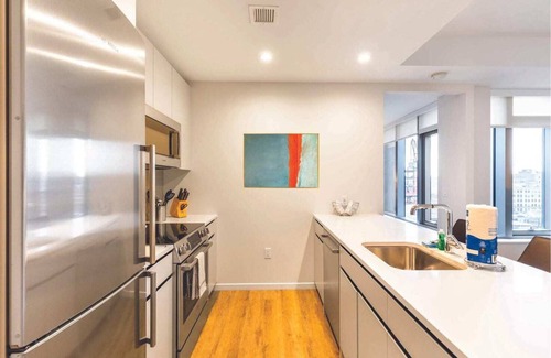 Seaport District Apartamento | Apt In Downtown Seaport with Pool and Gym
