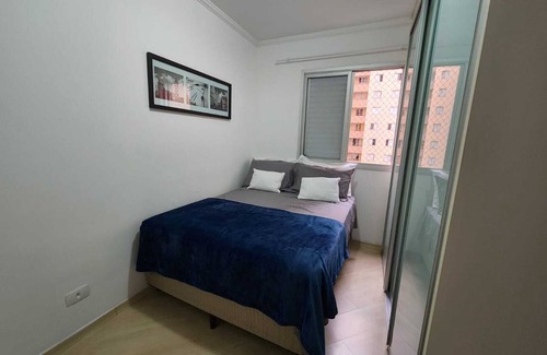 Zona Leste Apartamento | Apt Santo André 5 cozy guests, exclusive parking space