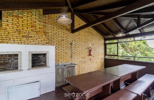 Quatro Ilhas Apartamento | Depto vista mar c/parrilla Bombinhas ARN0104