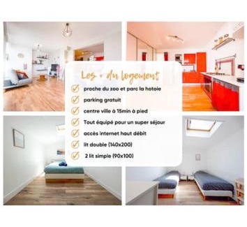 Amiens Apartamento | Apt T3 lumineux & Confort *Proche Centre-ville*