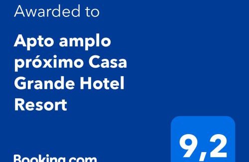Jardim Sao Miguel Apartamento | Apto amplo próximo Casa Grande Hotel Resort