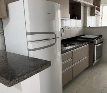 Praia Grande Apartamento | Apto com Ar condicionado e churrasqueira