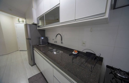 Jardim Tejereba Apartamento | Apto completo com wi-fi, ar-cond a 200m da praia