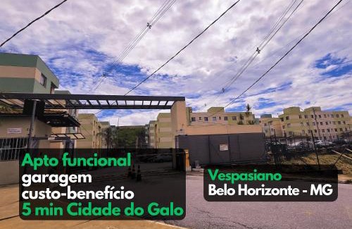Vespasiano Apartamento | Apto confortável 2 quartos garagem Vespasiano BH