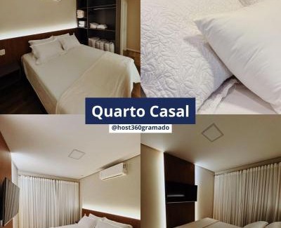 Vila Luiza Apartamento | Apto de luxo com lareira em Canela SelfChekIn