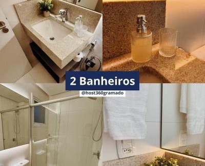 Vila Luiza Apartamento | Apto de luxo com lareira em Canela SelfChekIn