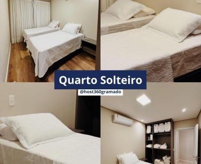Vila Luiza Apartamento | Apto de luxo com lareira em Canela SelfChekIn