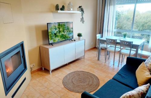 Bueu Apartamento | Apto Dona Olga 200 mts playa Lapamán, terraza vistas al mar