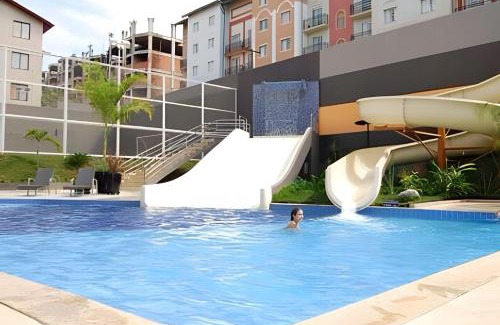 Pousada do Rio Quente Apartamento | Apto em Rio Quente com ampla área de lazer e linda vista