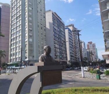 Boqueirao Apartamento | Apto em Santos a uma quadra da praia do Boqueirão