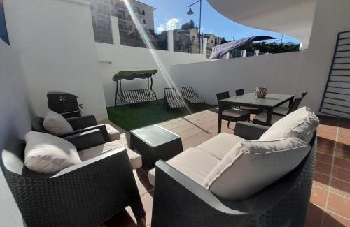 Torrequebrada Apartamento | Apto. Gran Terraza Playa a 200mts. Ideal familias