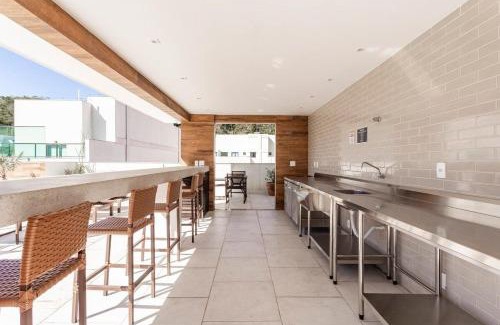 Itaipava Apartamento | Apto Itaipava, piscina borda infinita, montanha