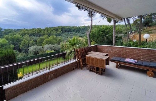 Tamariu Apartamento | Apto Residencial en Tamariu con vistas a la montaña, piscina, Wi-Fi y jardín