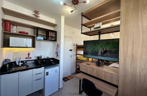 Sao Carlos Apartamento | APTO TESLA 02,com piscina e Ar condicionado