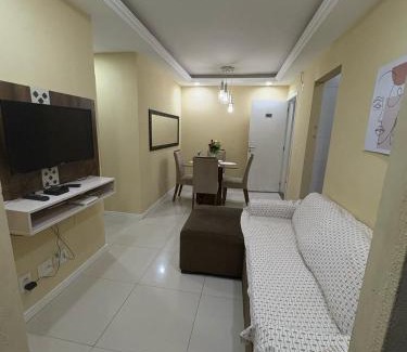 Olho D'agua Apartamento | Apto Vista Mar com Elevador a 1km da Praia